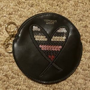 Victoria's Secret round change purse/ keyring NWOTs